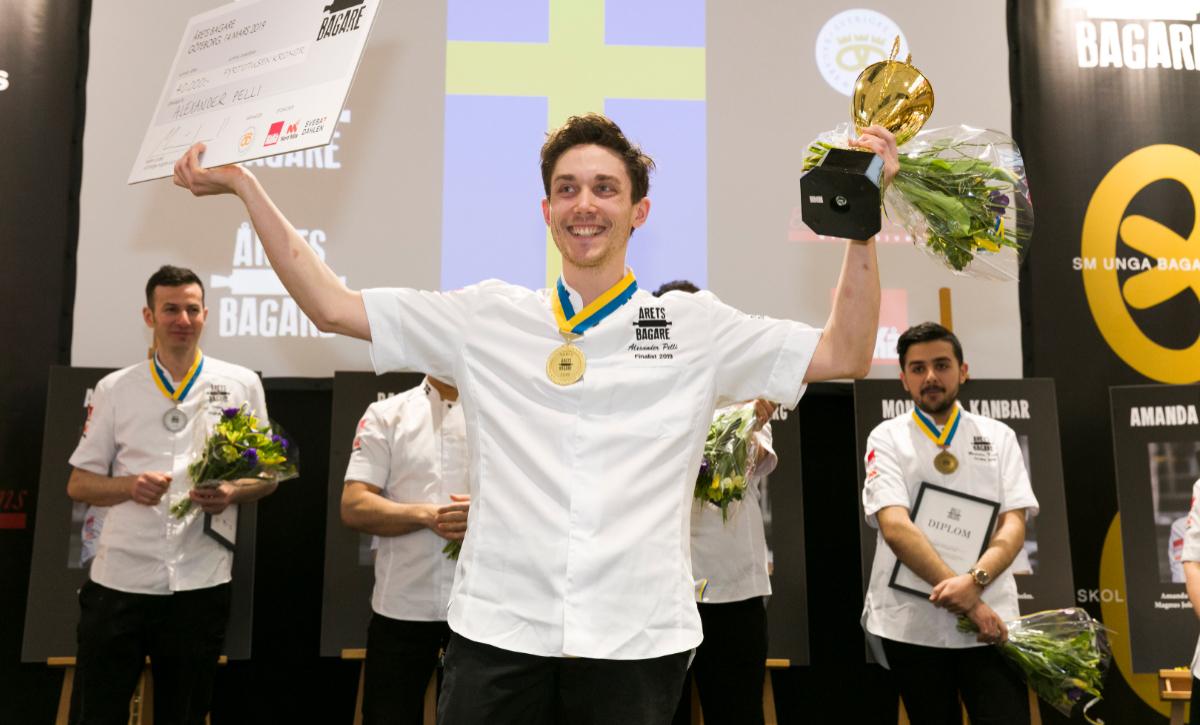 Alexander Pelli vann titeln Årets bagare 2019