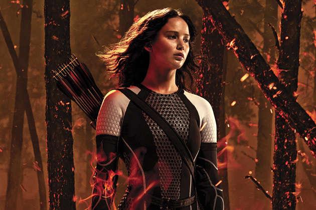 Jennifer Lawrence som Katniss i ”The hunger games: Catching fire”.