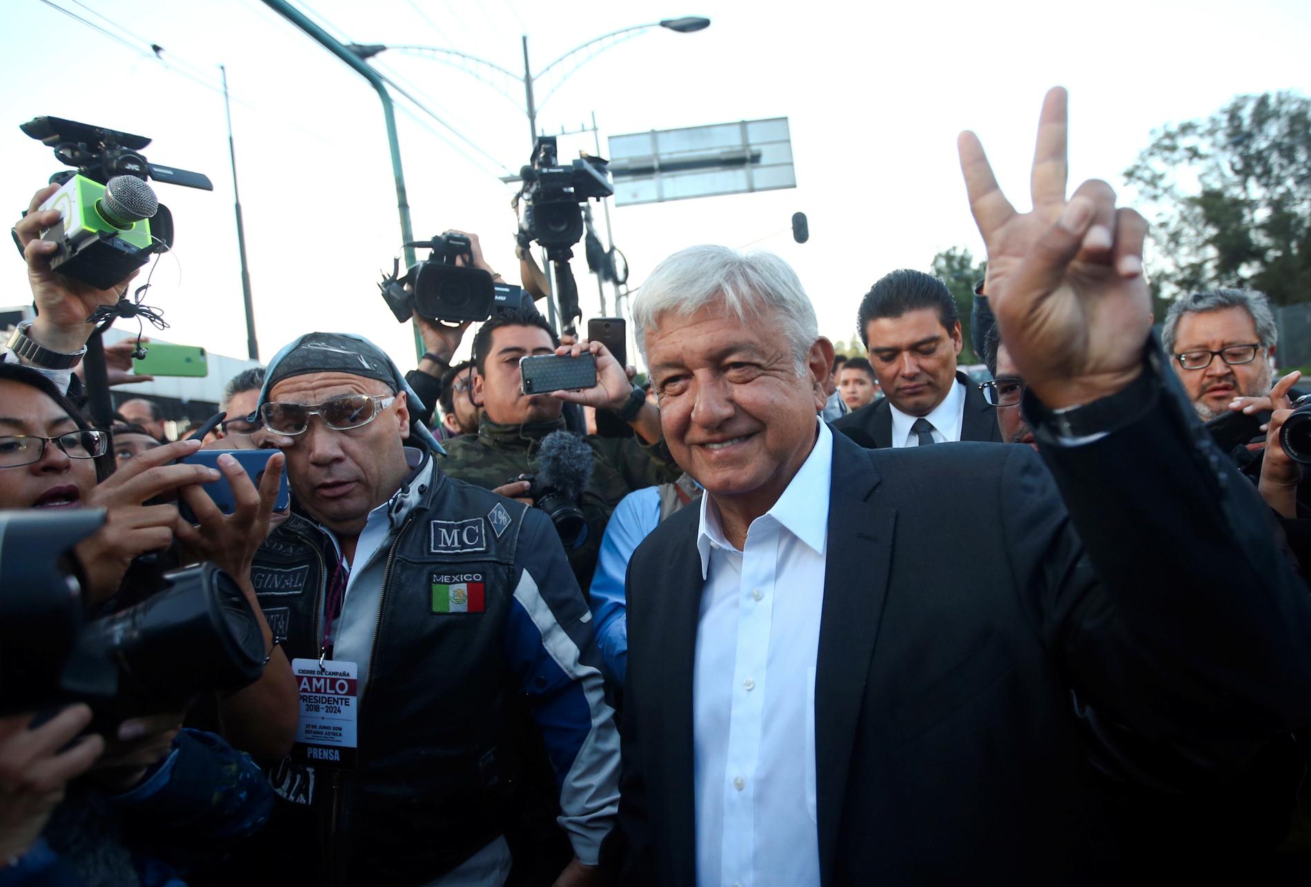 Mexikos nya president Andrés Manuel López Obrador.