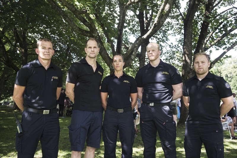 Daniel Rohdén, Fredrik Kylborn, Camilla Nilsson, Pontus Karlsson och David Erlingsson.