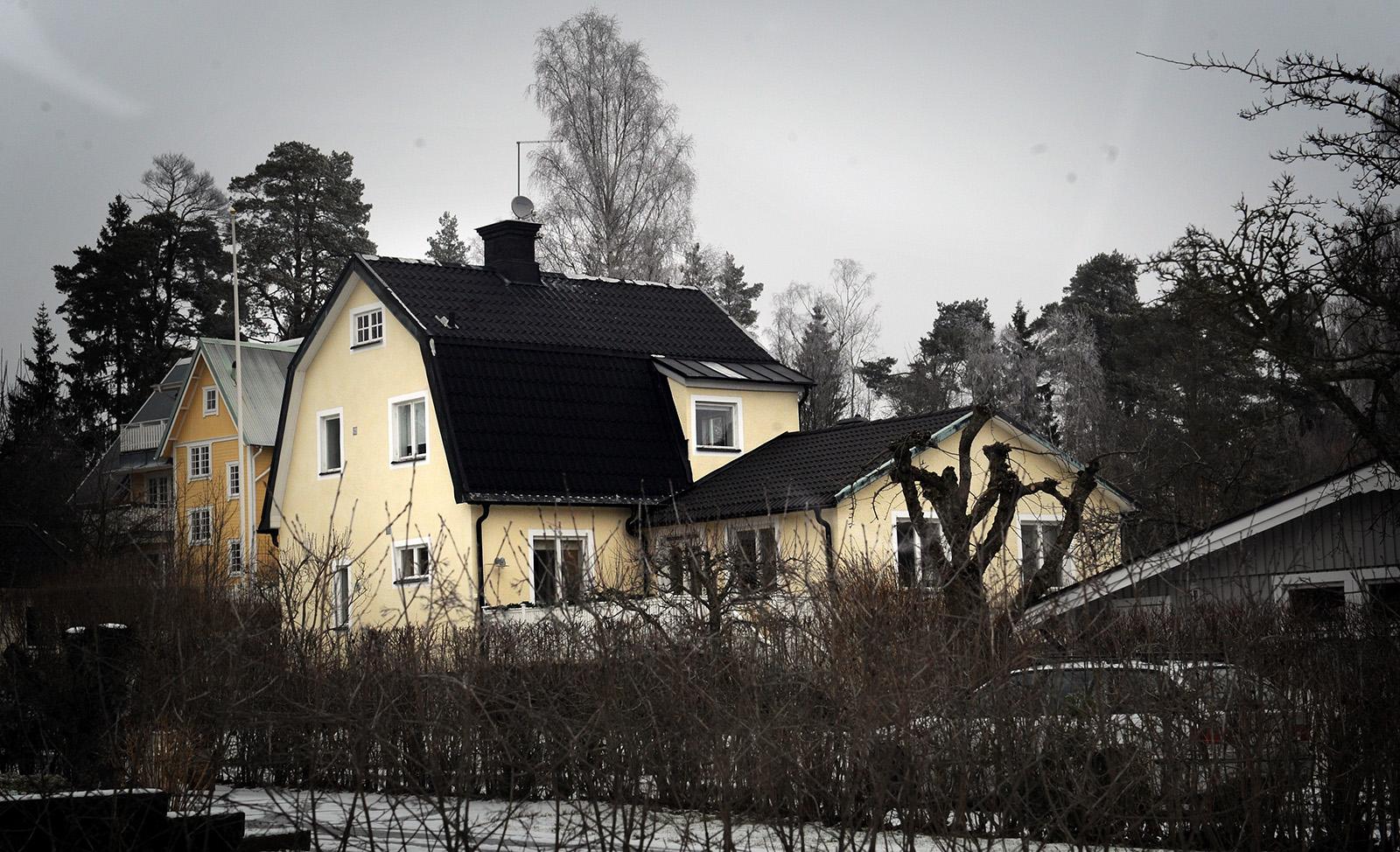 2009 flyttade paret in i det här huset i norra Stockholm.