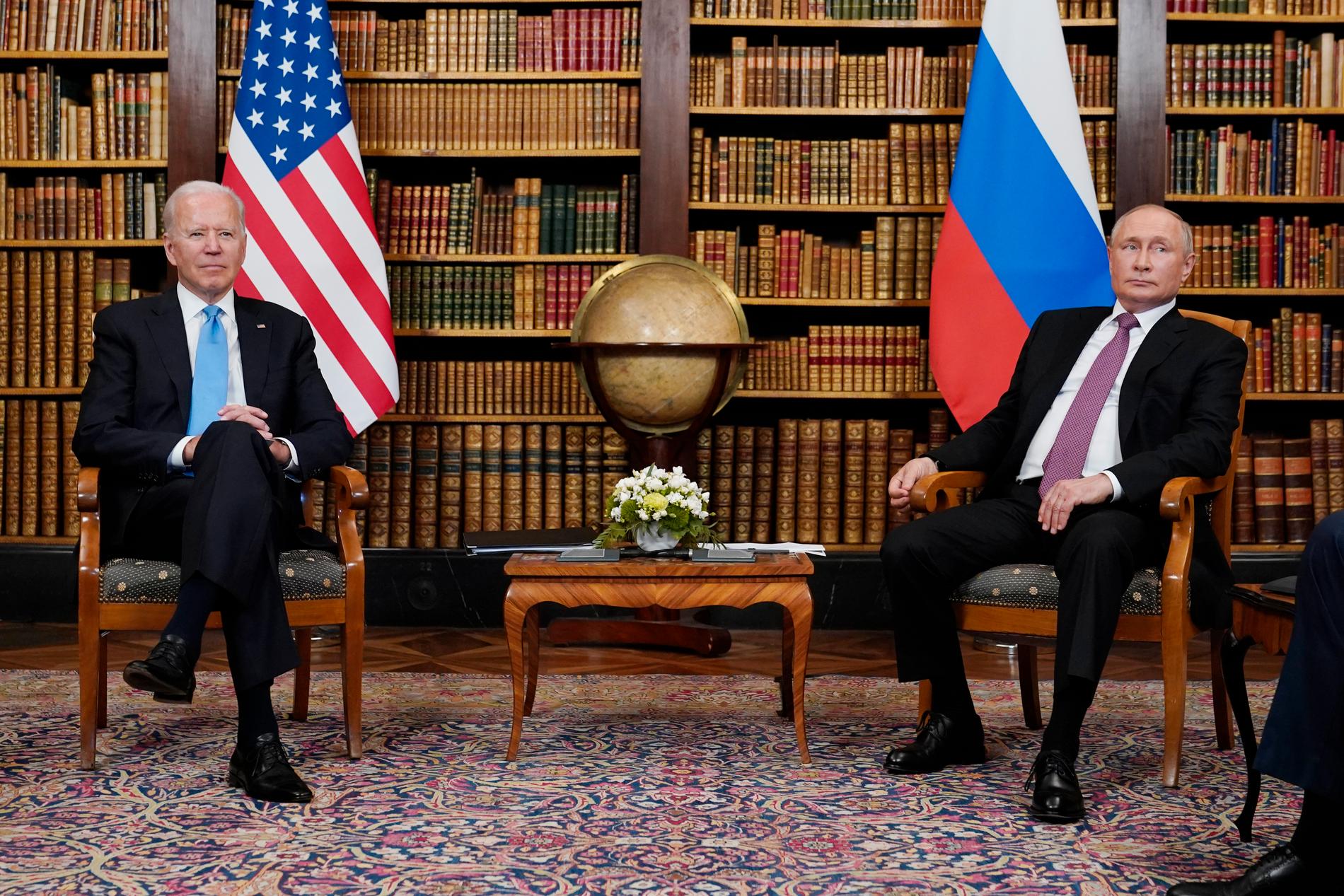 Biden och Putin.