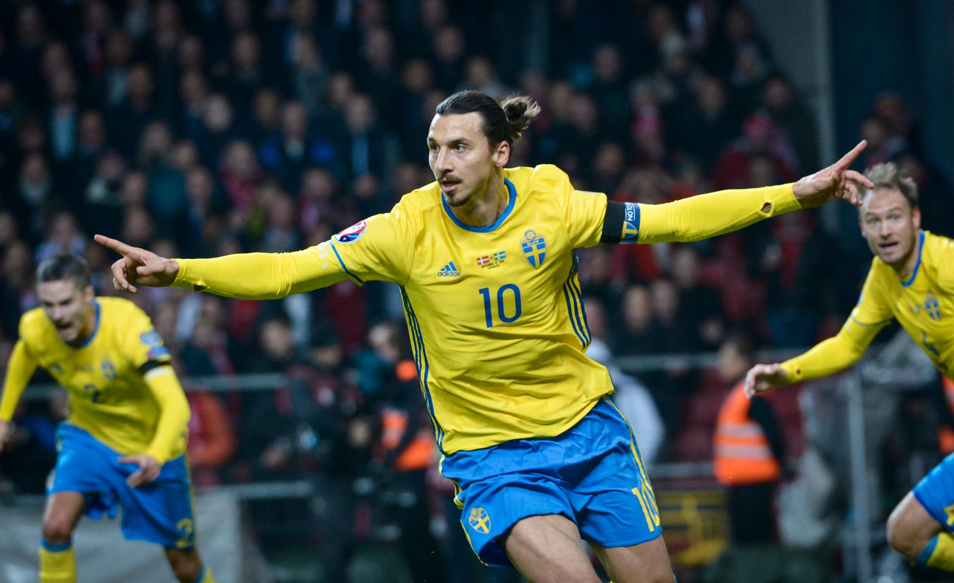 17 november 2015 I returen i Köpenhamn satte Zlatan 1-0 i den 19:e minuten.