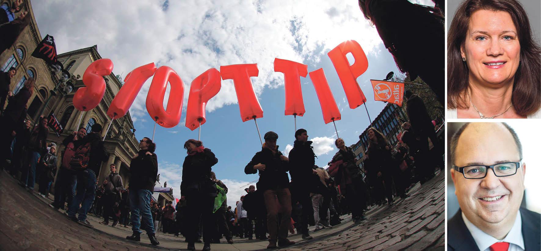 Runt om i Europa har människor protesterat mot TTIP, men att rikta ilskan mot handelsavtalet är inte rätt väg att gå, skriver dagens debattörer.