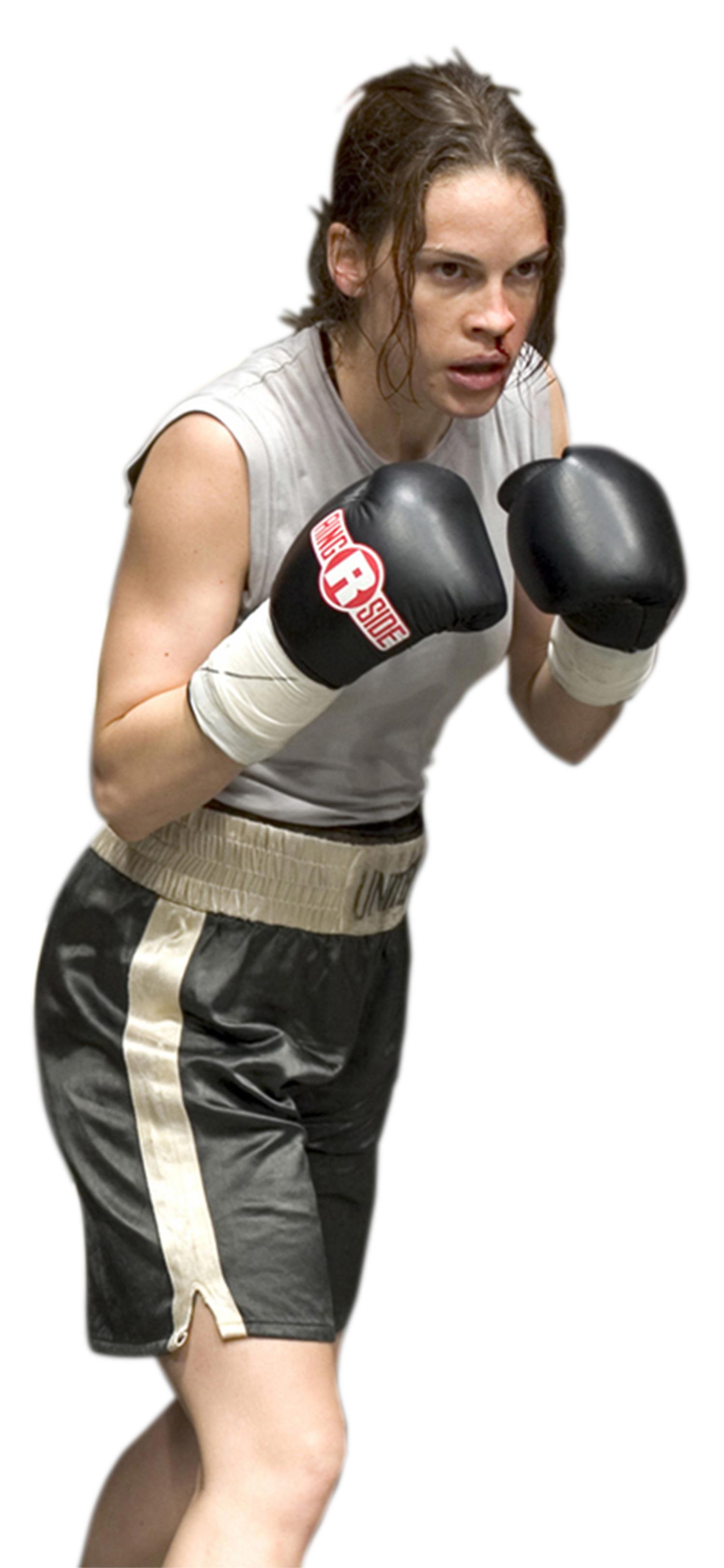 Hilary Swank genomgick ett hårt träningsprogram inför rollen som boxare.