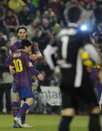Zlatan spelade fram Lionel Messi till 0–3-målet.