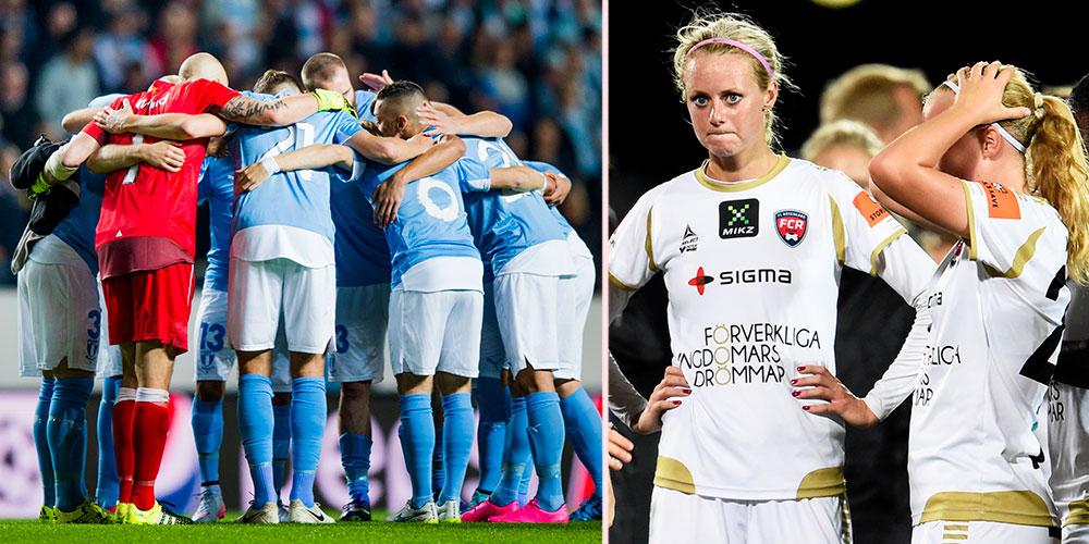 Tusen gånger mer, det är vad Malmö FF tjänar på sitt Europa-spel jämfört med Rosengård.