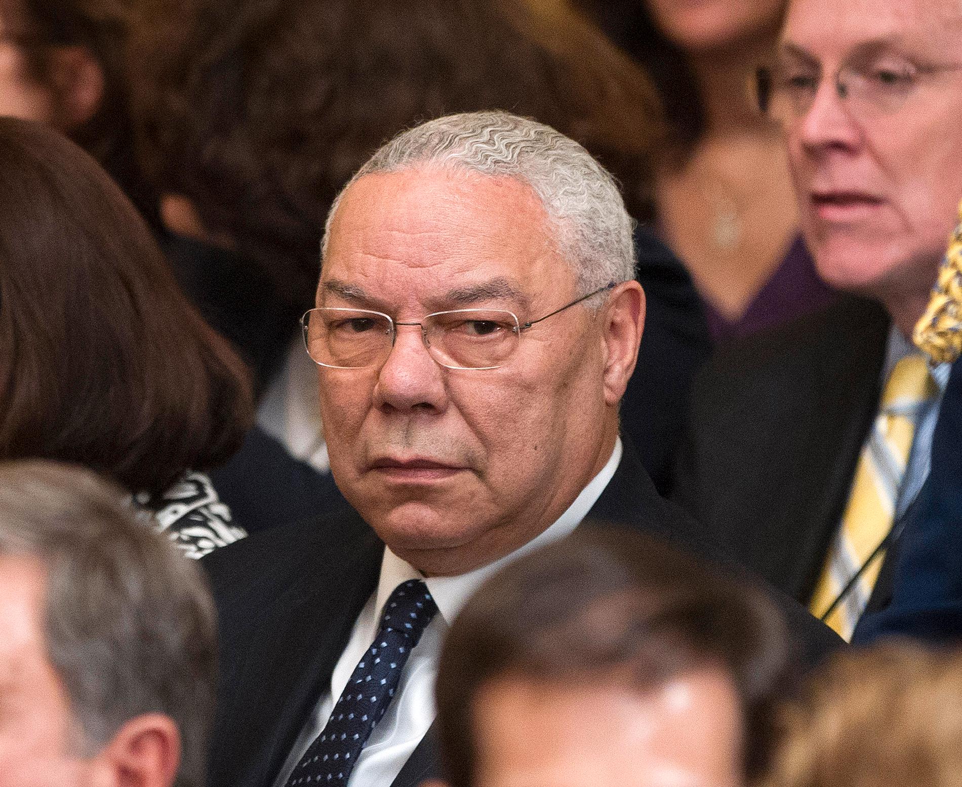 Colin Powell var USA:s utrikesminister mellan 2001 och 2005, under den dåvarande republikanske presidenten George W Bush. Arkivbild.