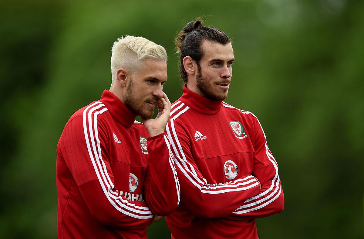 Gareth Bale och Aaron Ramsey är två av Wales största stjärnor.