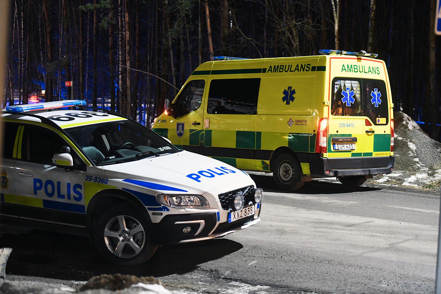 Polispådrag i Järfälla.