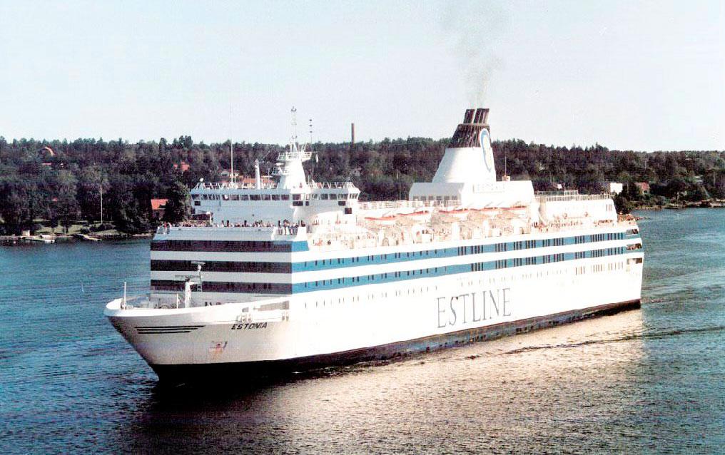 Fartyget Estonia.