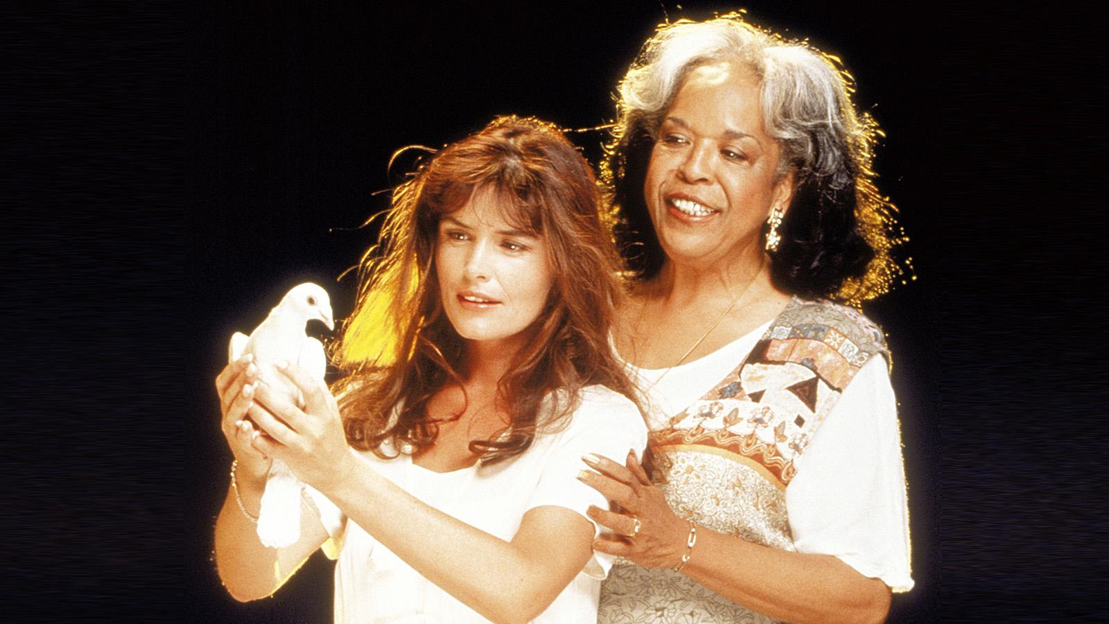 Roma Downey och Della Reese i tv-serien ”Touched by an angel”.