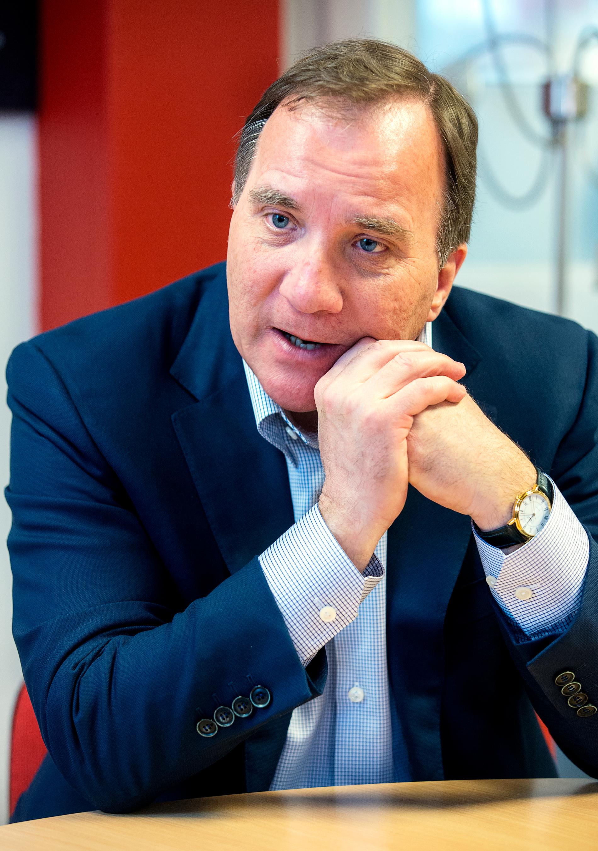 Stefan Löfven, partiledare Socialdemokraterna. 