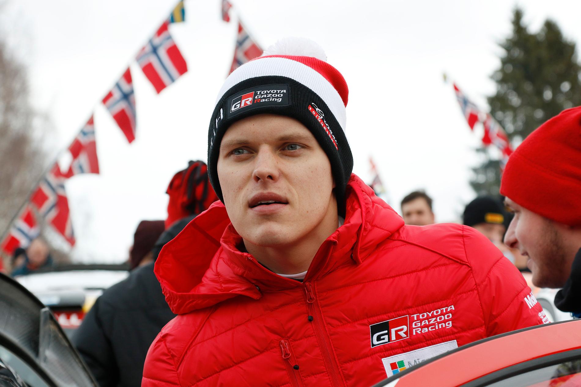 Han är regerande världsmästare. Men efter den spektakulära kraschen i Monte Carlo-rallyt i januari ligger han sist i mästerskapet. För estländaren Ott Tänak är Rally Sweden vinna eller försvinna. Arkivbild.