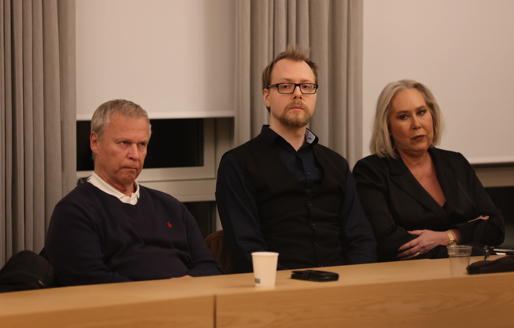 Ralf Scott, Oscar Einarsson och Tina Pettersson.