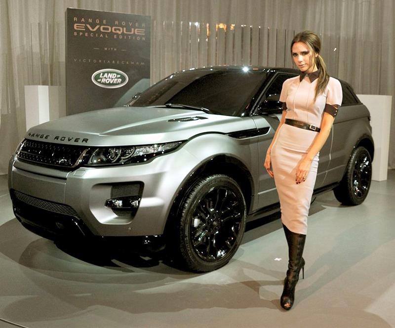 Range Rover Evoque finns också i en särskild Victoria Beckham-edition.