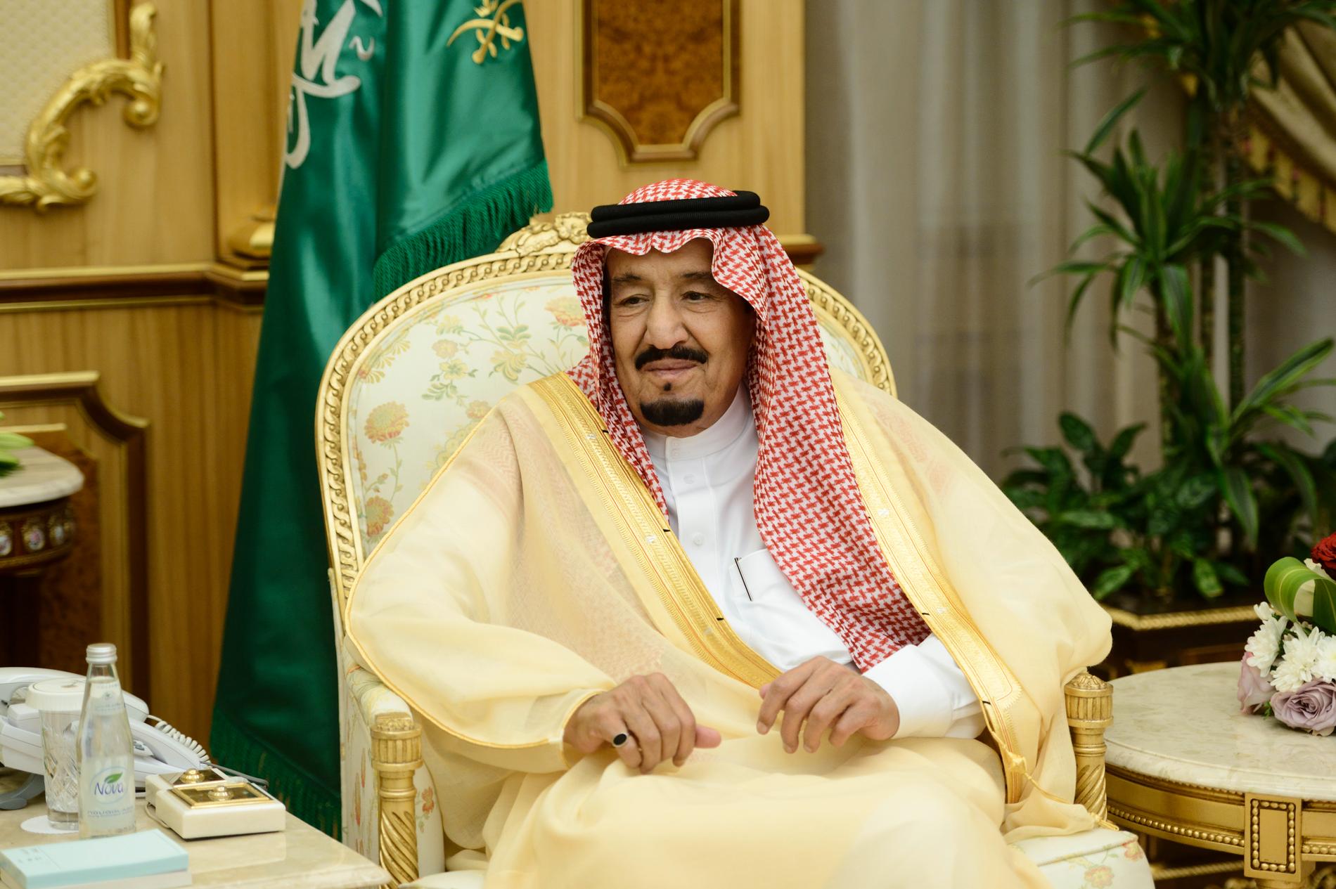 Saudiarabiens kung Salman. Arkivbild.