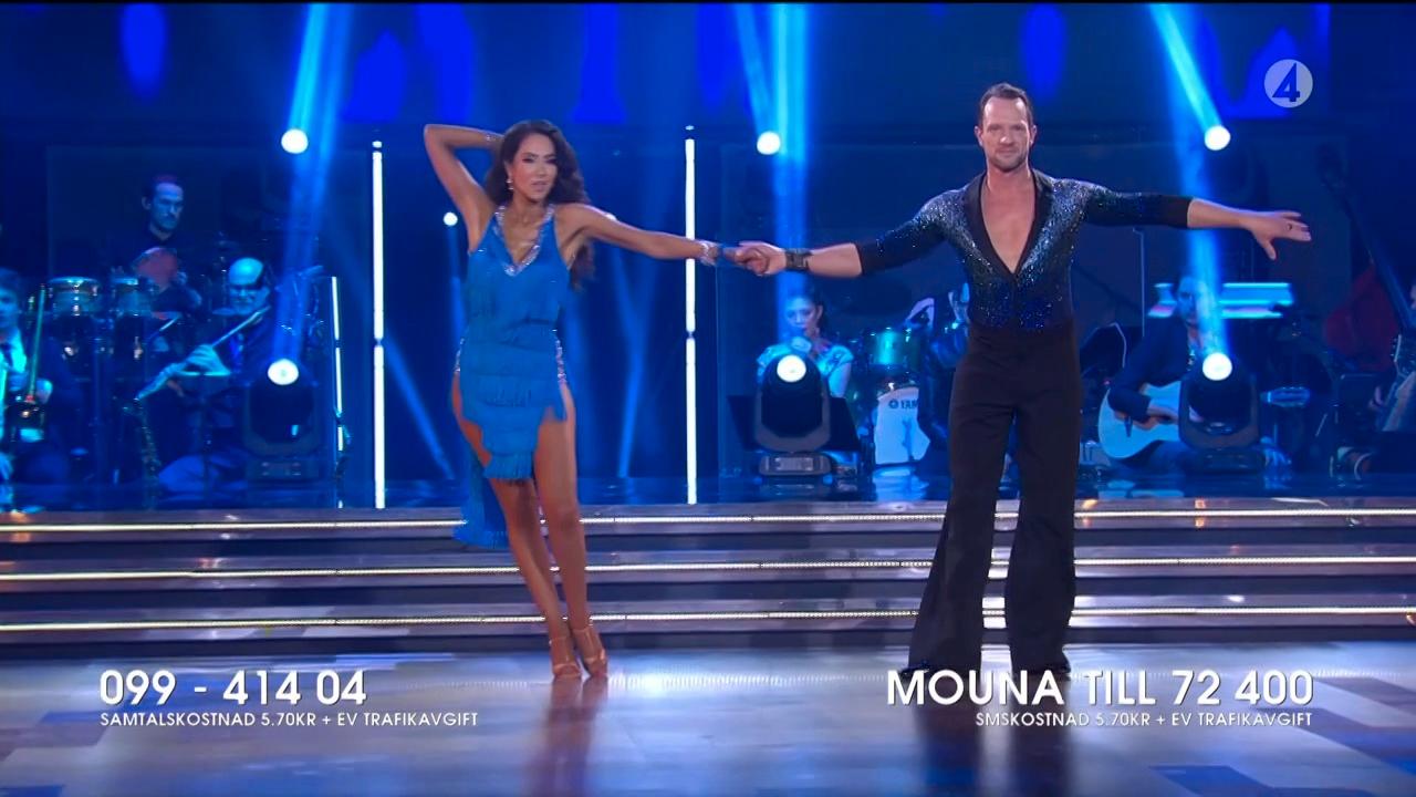 Dr Mouna & Tobias dansar en samba.
