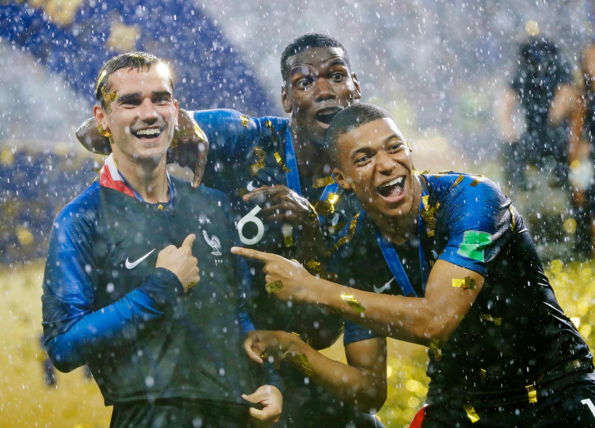 Frankrike vann herrarnas VM 2018. Arkivbild.