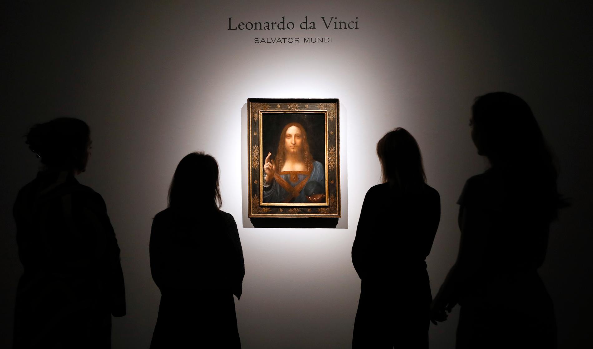 "Salvator mundi", den sista privatägda målningen av Leonardo da Vinci, har sålts på auktion.