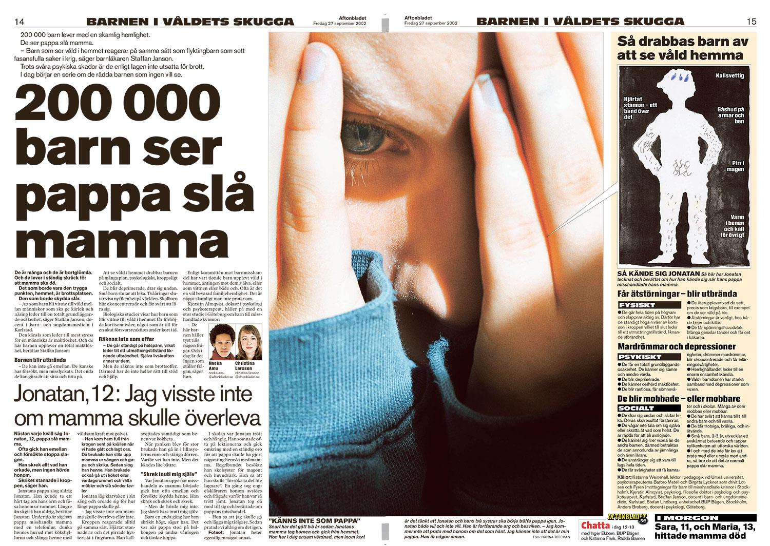 Aftonbladet 27 september 2002.