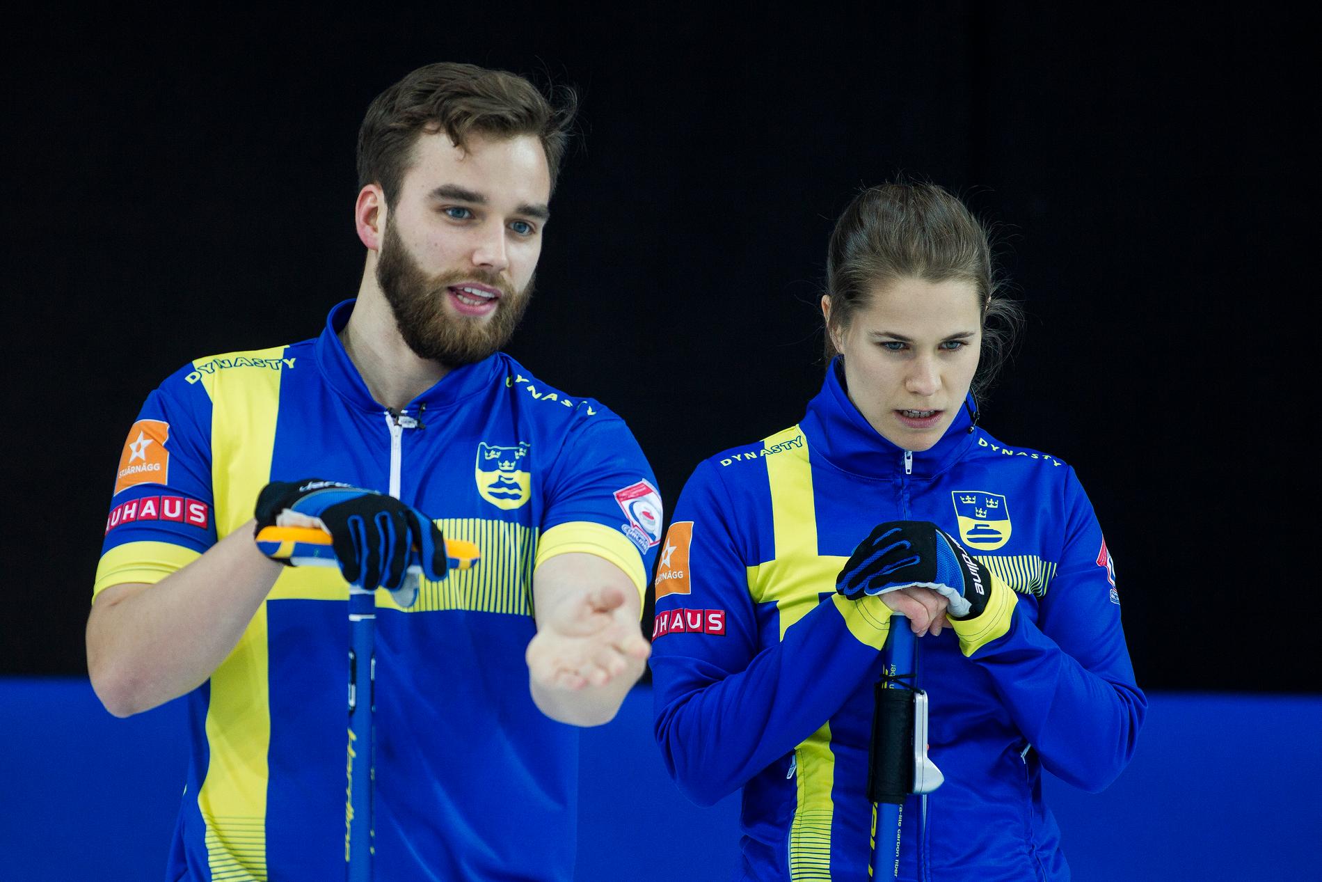 Oskar Eriksson och Anna Hasselborg vann rysarfinalen mot Kanada.