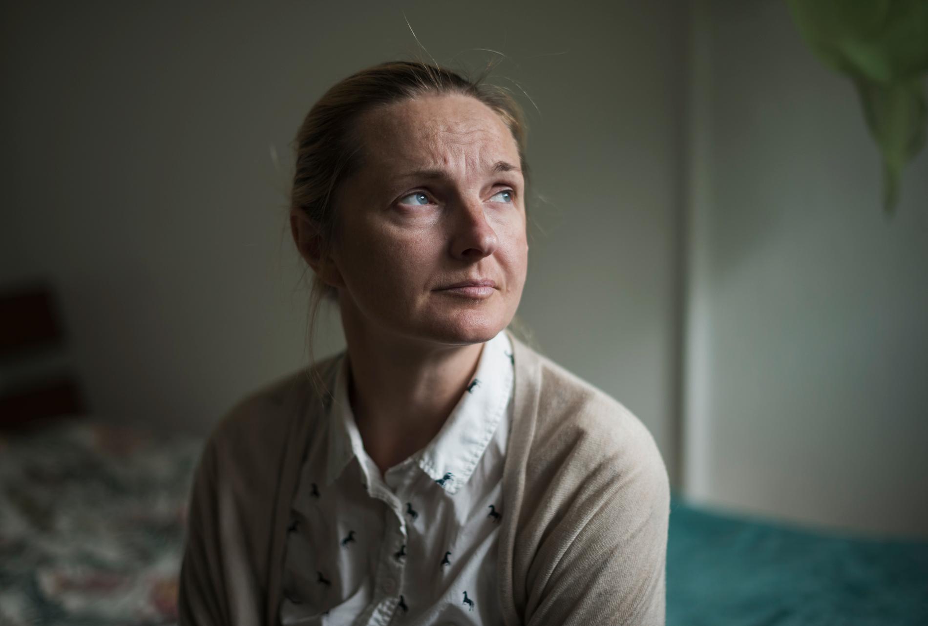 Iryna, 38, från Ukraina förlorade sitt högra ben i terrorattacken på Drottninggatan i april 2017.