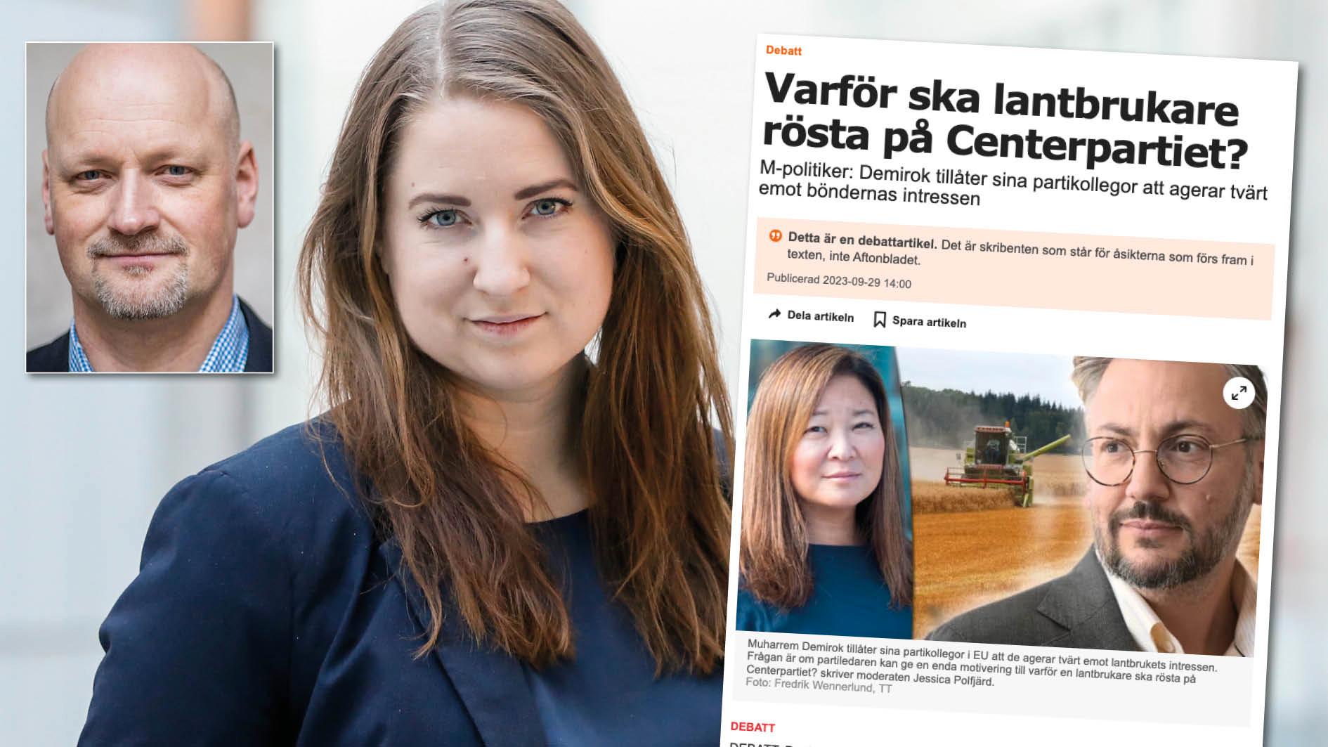 Centerpartiet är ett parti som tar ansvar, till skillnad från Moderaterna som för tillfället mest verkar bry sig om att skriva populistiska debattartiklar. Replik från Emma Wiesner och Daniel Bäckström.