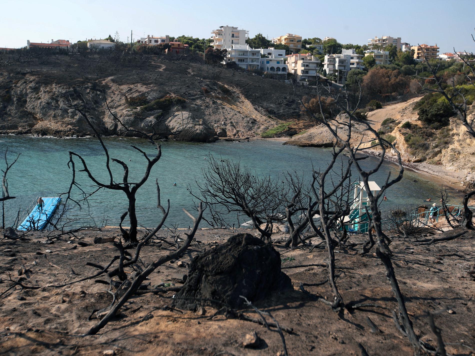 Sex döms för dödlig skogsbrand i Grekland