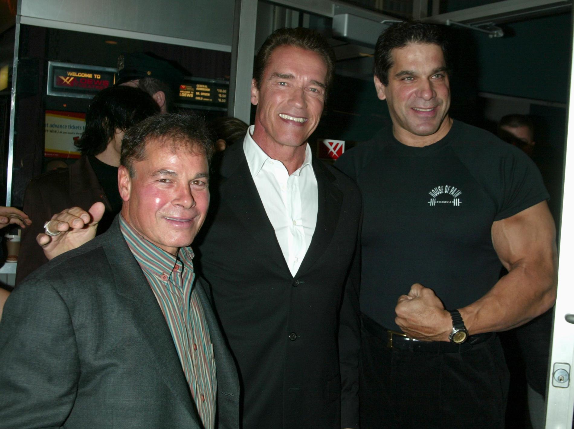 Franco Columbu, Arnold Schwarzenegger och Lou Ferrigno. ”Du var min allra bästa vän,” skrev Schwarzenegger på Instagram efter dödsbeskedet.