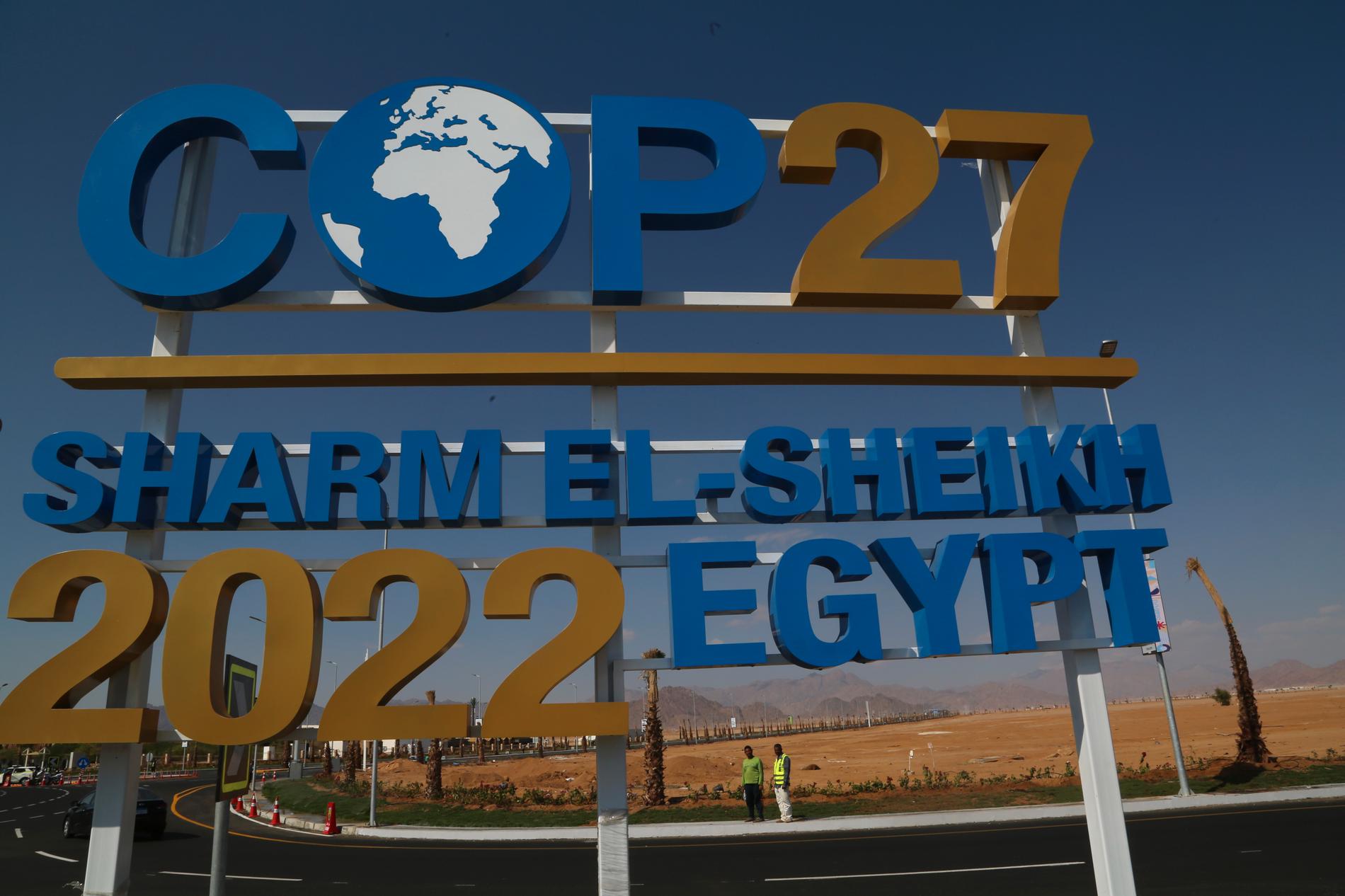 Årets stora FN-möte om klimatet hålls i badorten Sharm el-Sheikh i Egypten.