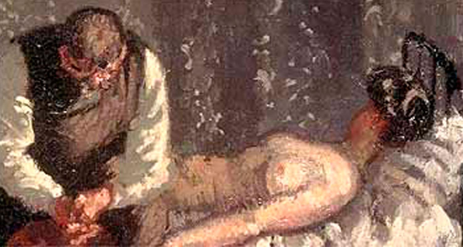 Walter Sickerts målning, "The Camden Town Murder".