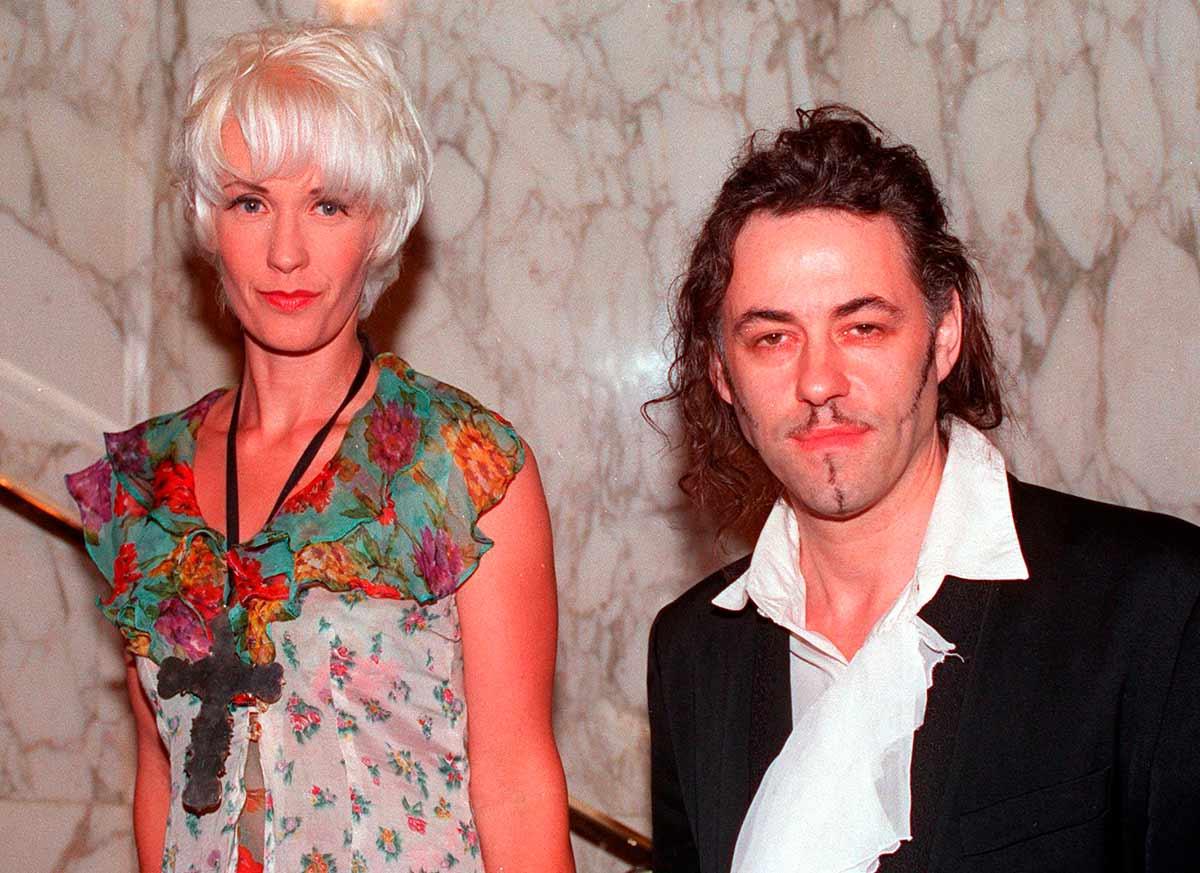 Paula Yates och Bob Geldof 1993.