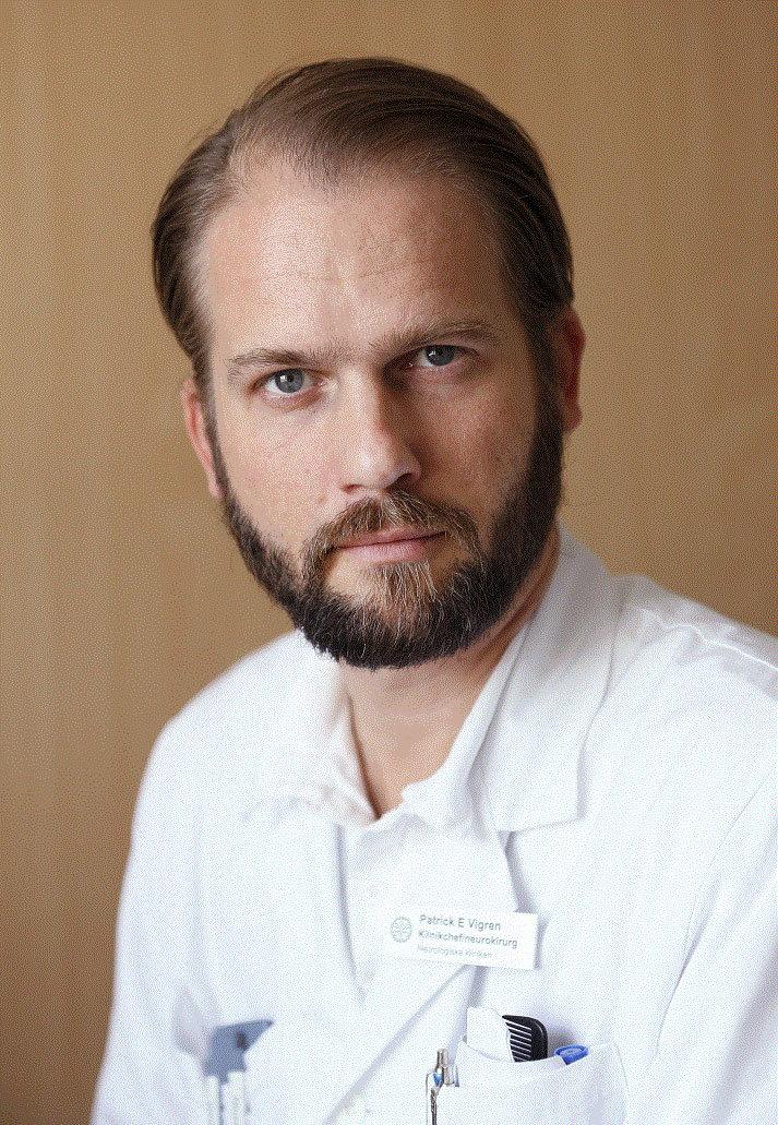 Patrick Vigren verksamhetschef på neurologiska kliniken på Universitetssjukhuset i Linköping