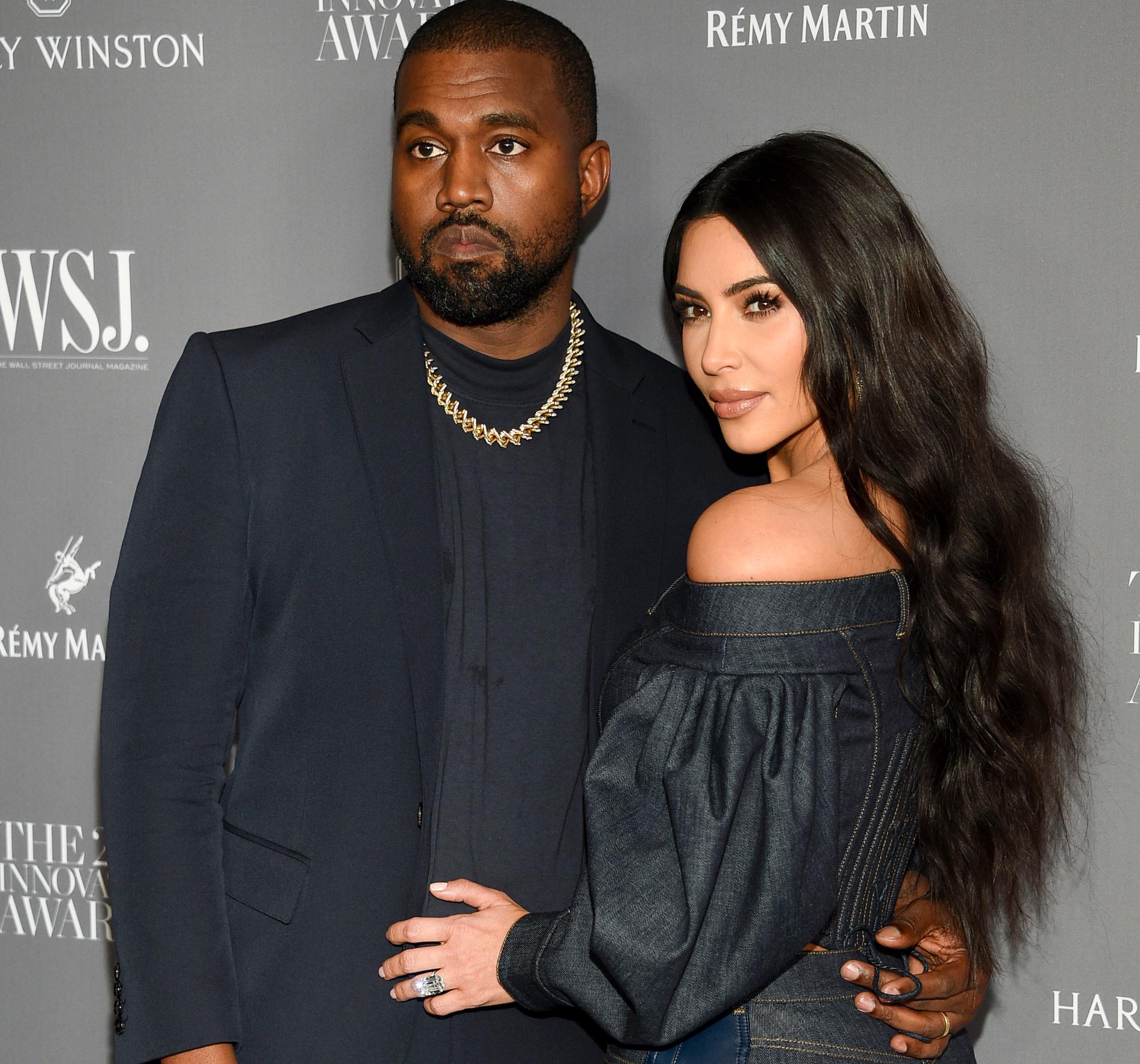 Ye ”Kanye” West och kim Kardashian.