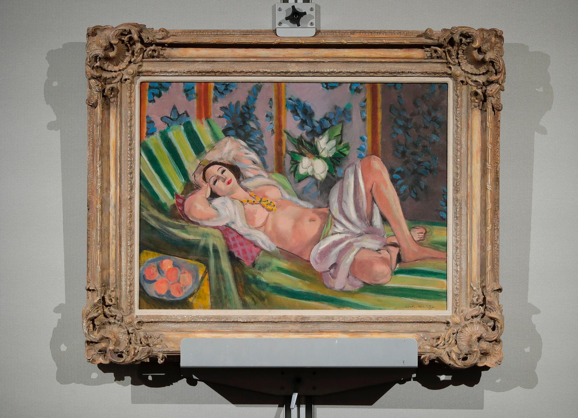 Henri Matisses "Odalisque couchee aux magnolias".