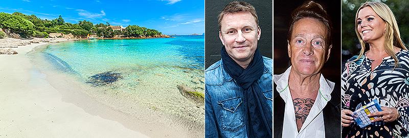 Kennet Andersson, Björn Ranelid och Gry Forssell har sina favoritstränder runt om i världen, se dem nedan.