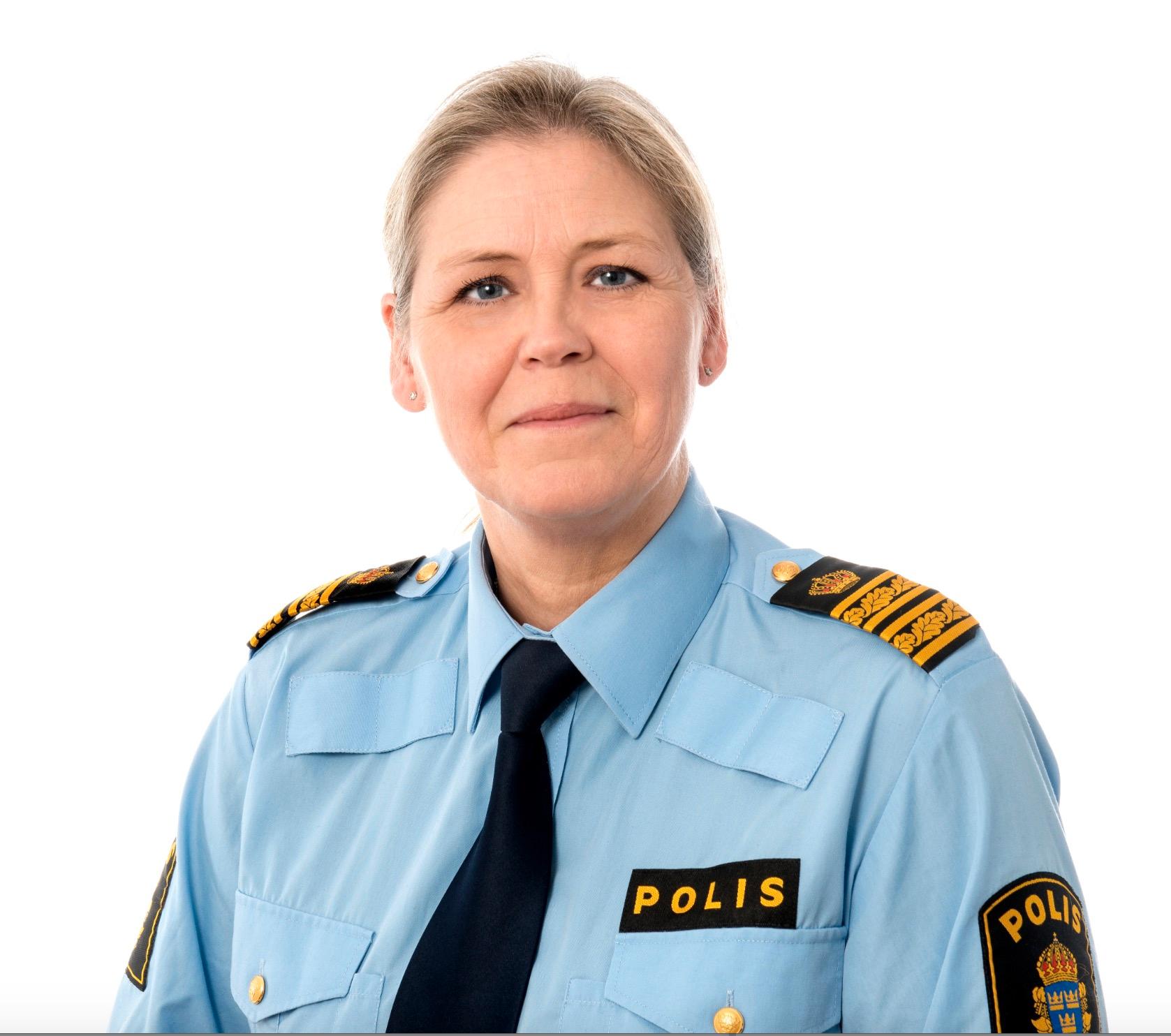 Maria Lönegard, chef för trafiksäkerhetsarbetet på polisen.