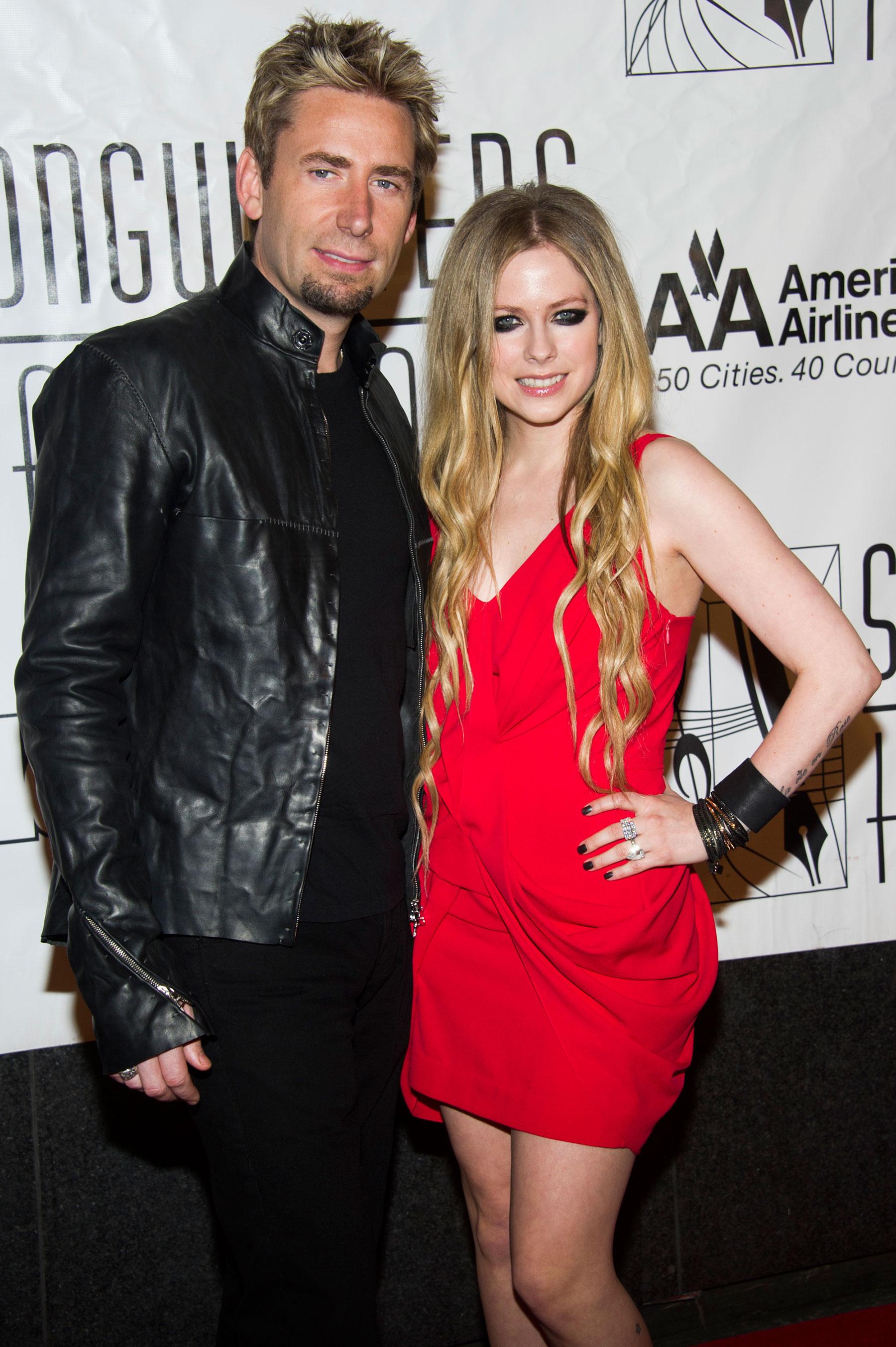 Chad Kroeger och Avril Lavigne.