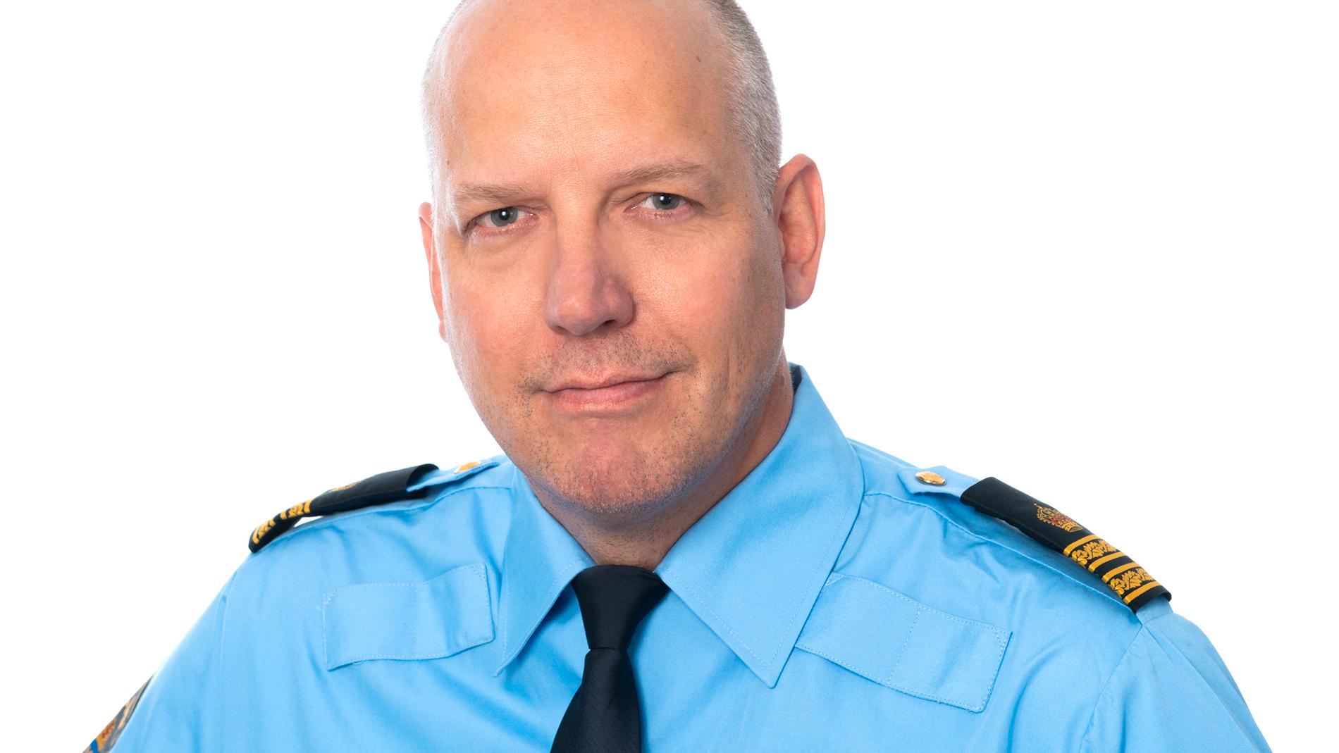 Jonas Eronen, polisens presstalesperson.