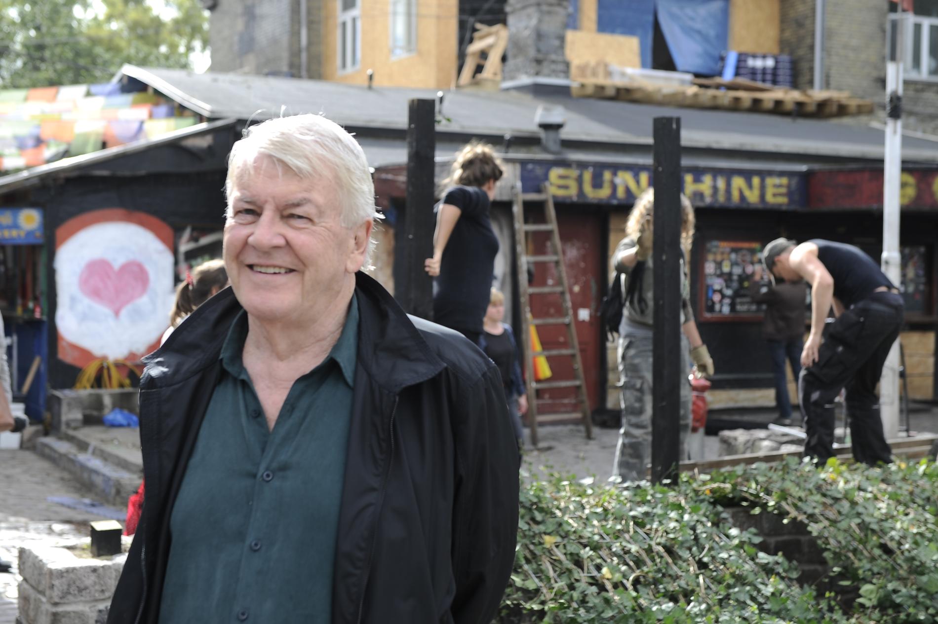 Nils Vest har med undantag av några få år bott på Christiania sedan 1974. Arkivbild.