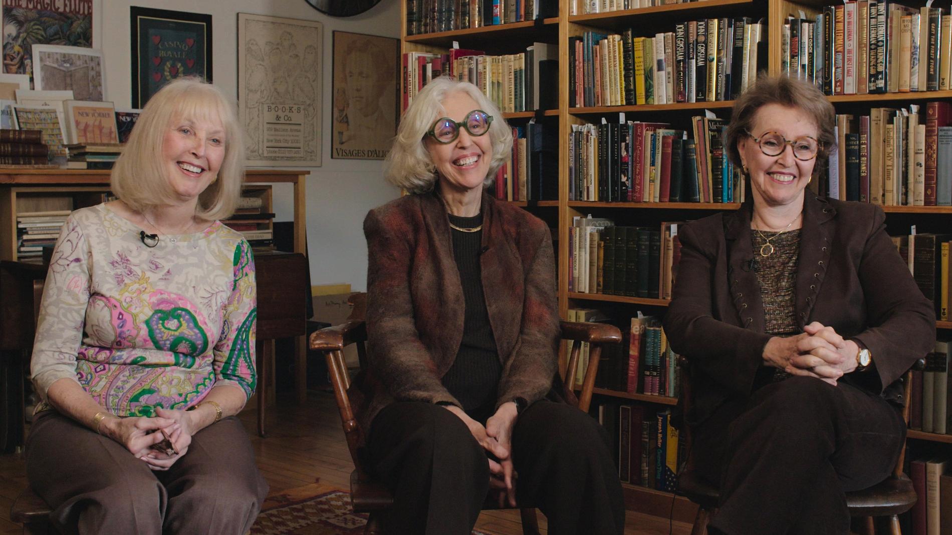De tre systrarna som driver Argosy Book Store i New York.