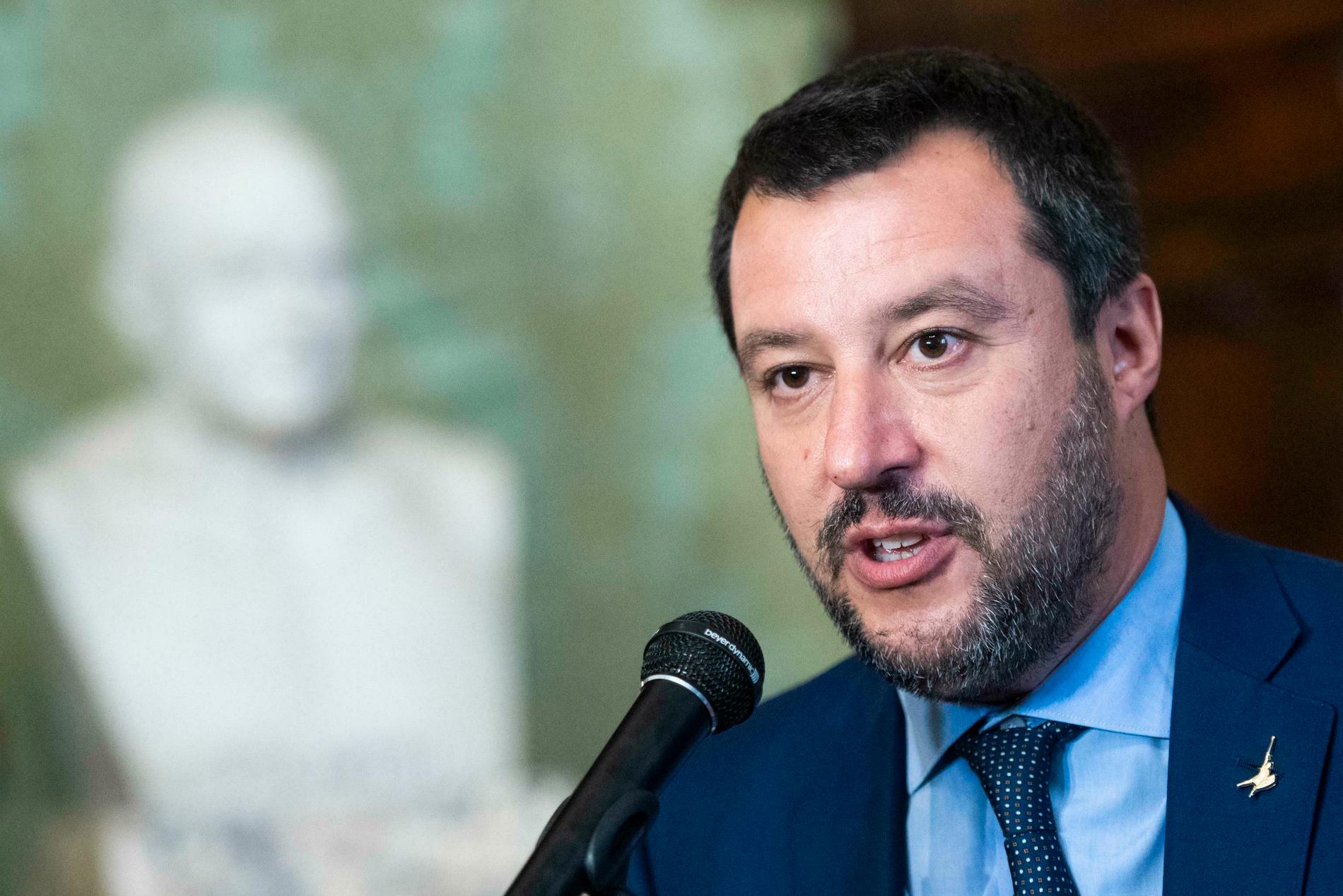  Italiens högerpopulistiske före detta ledare Matteo Salvini har fått se sina opinionssiffror dala kraftigt.