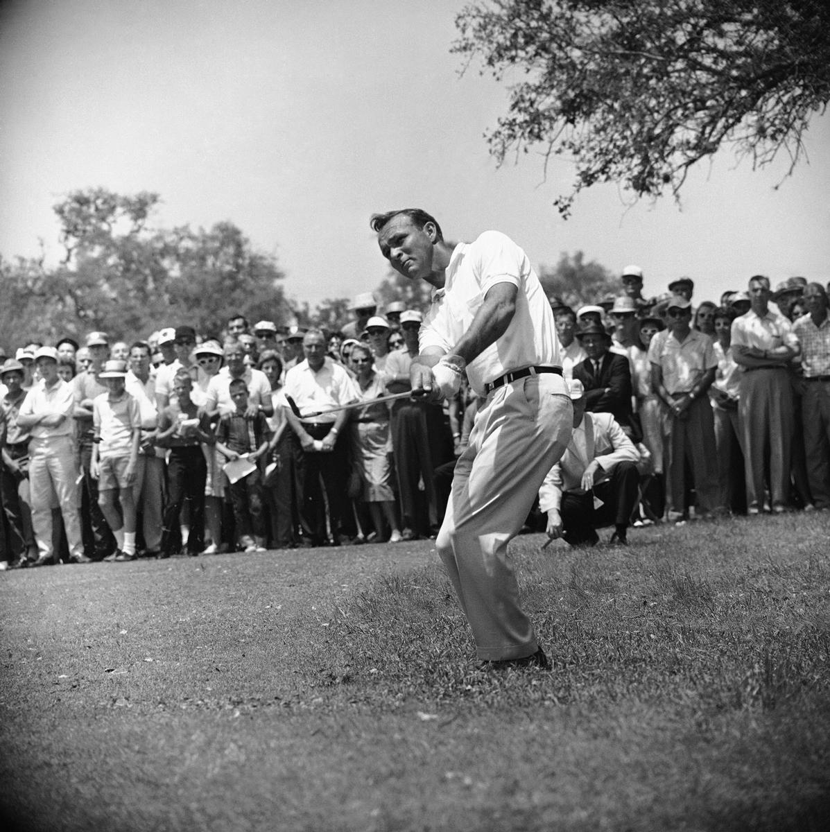 Arnold Palmer gjorde golf till en sport för alla med sin karakteristiska och hårda sving.