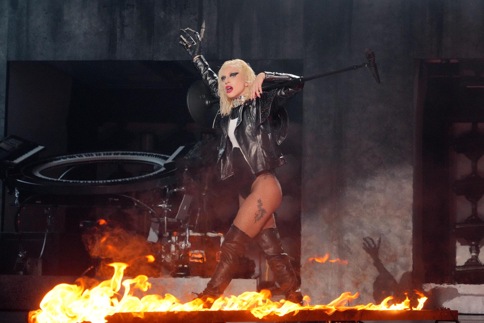 Lady Gaga i Friends arena i torsdags. 