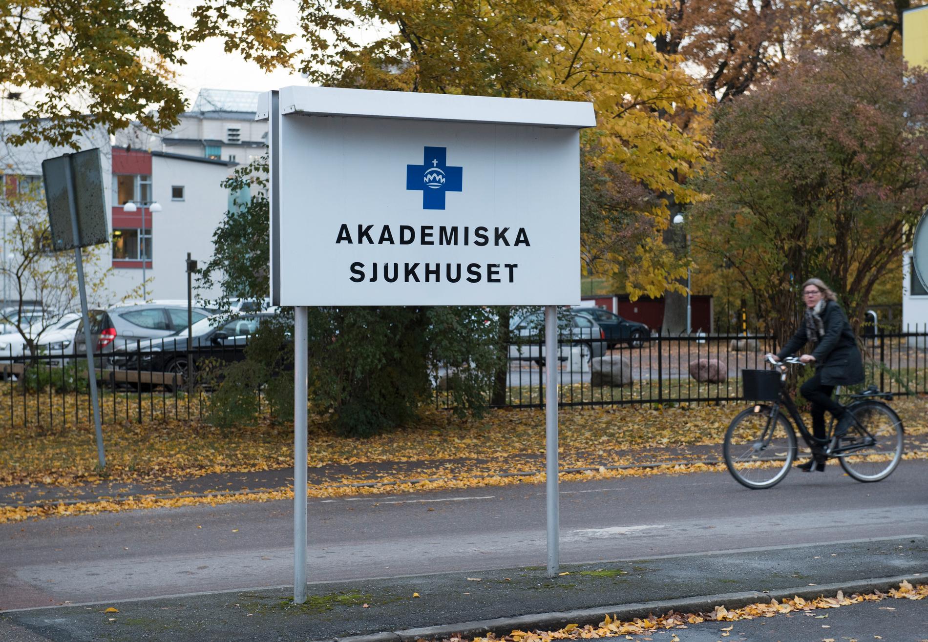 Akademiska sjukhuset i Uppsala. Arkivbild.