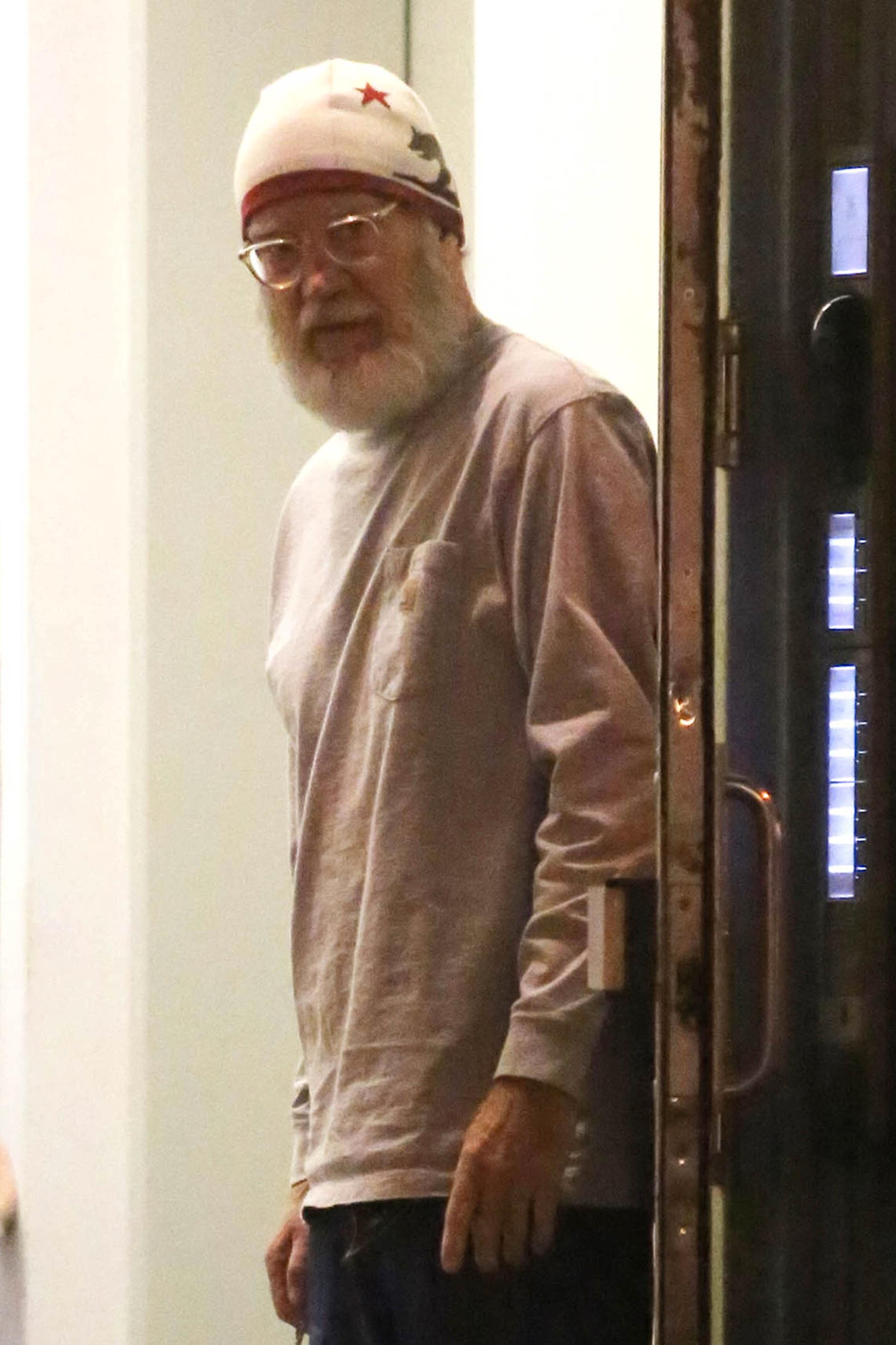 Letterman sportar en ny slapp look  FOTO: AOP