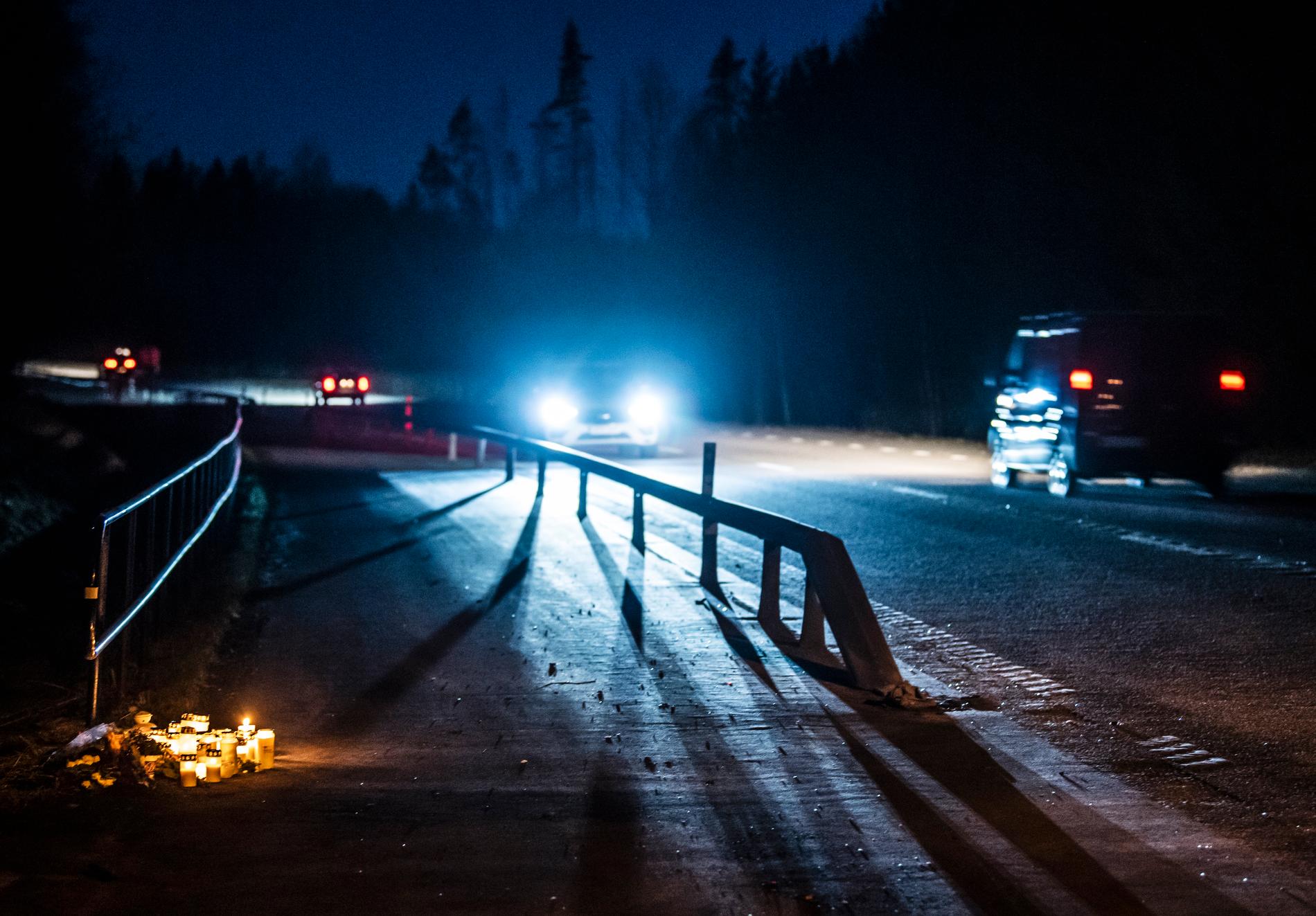 Olyckan inträffade mellan Degerfors och Karlskoga.