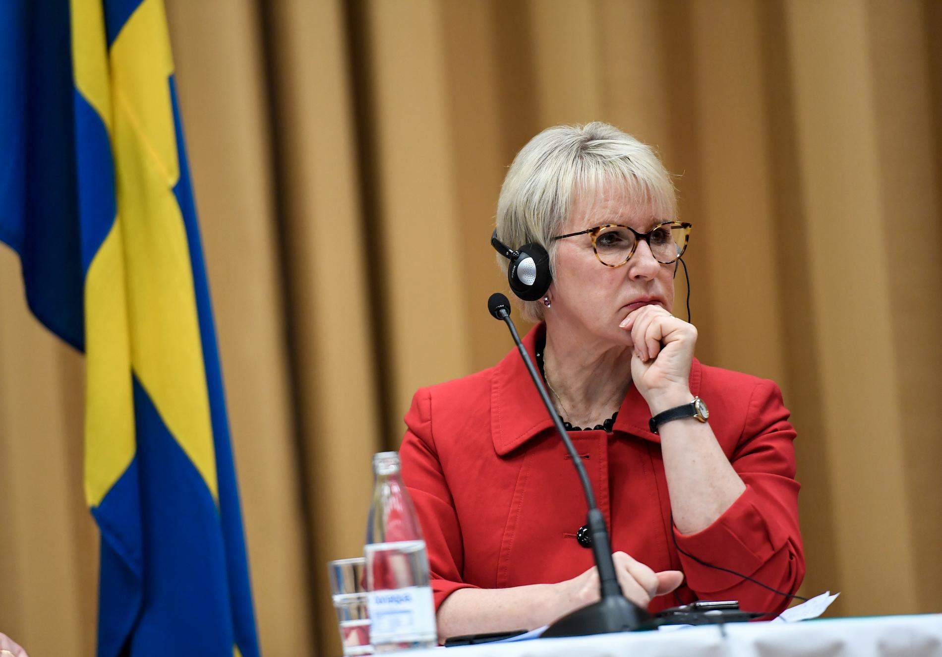 Utrikesminister Margot Wallström. Arkivbild.
