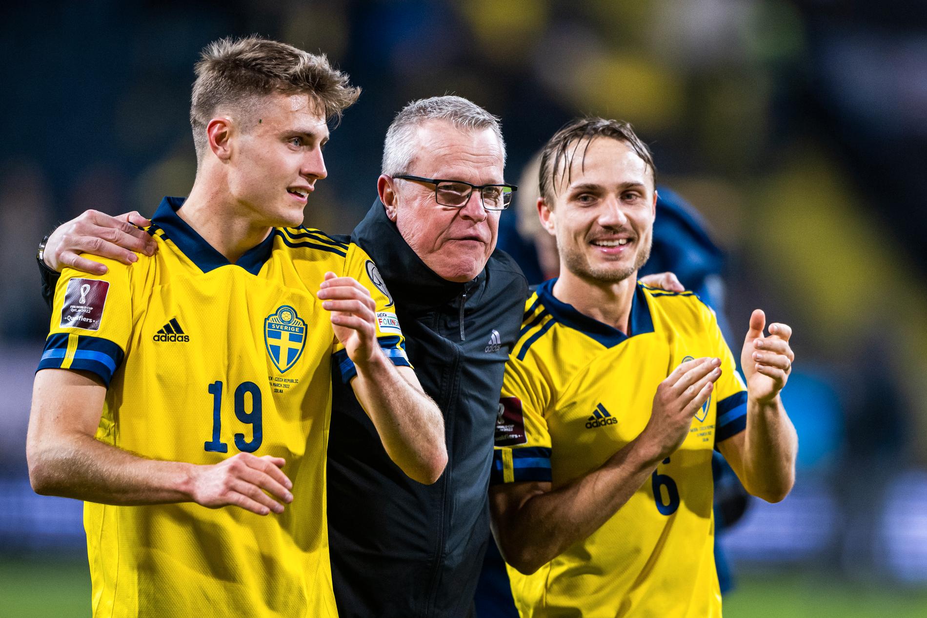 Mattias Svanberg, Janne Andersson och Pierre Neurath Bengtsson. 